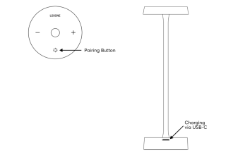 Table Lamp Air Weiß