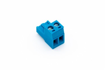 Schraub-Steckklemme Blau 2fach