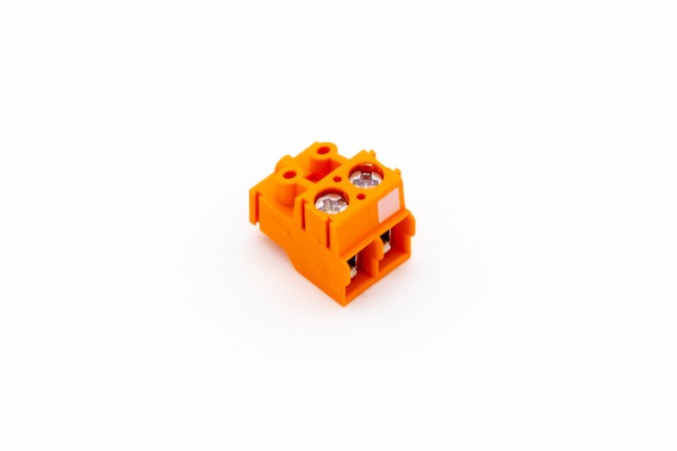 Schraubklemme Top Orange 2-fach