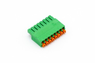 Push-Steckklemme Grün 8fach