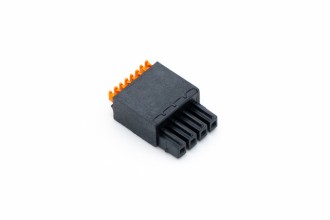 Push-Steckklemme Schwarz 4fach