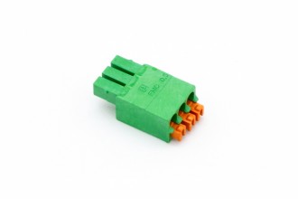 Push-Steckklemme Grün 3fach