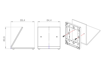 Stand Base Anthrazit