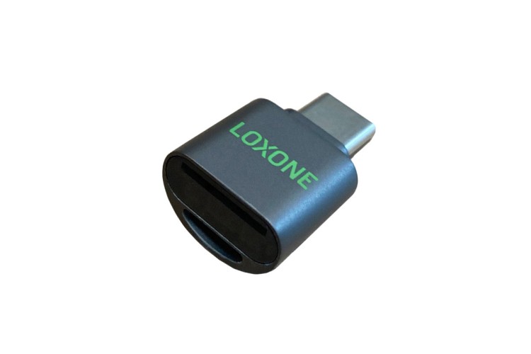 Loxone USB-C Micro-SD-Karten Adapter