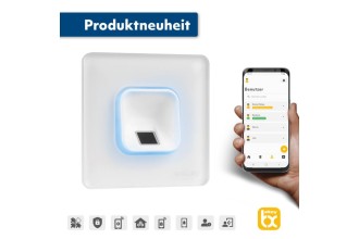 ekey xLine Fingerprintset für Unterputzmontage Glas Weiß