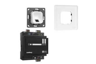ekey xLine Fingerprintset für Unterputzmontage Glas Weiß