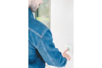 ekey xLine Fingerprintset für Unterputzmontage Glas Schwarz