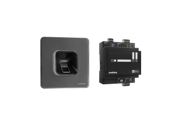ekey xLine Fingerprintset für Unterputzmontage Glas Schwarz