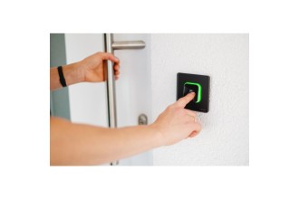 ekey xLine Fingerprintset für Unterputzmontage Glas Schwarz