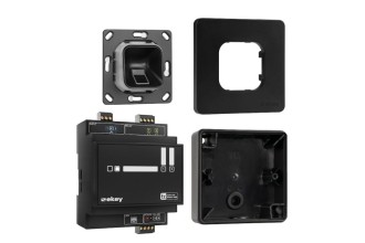 ekey xLine Fingerprintset für Aufputzmontage Schwarz