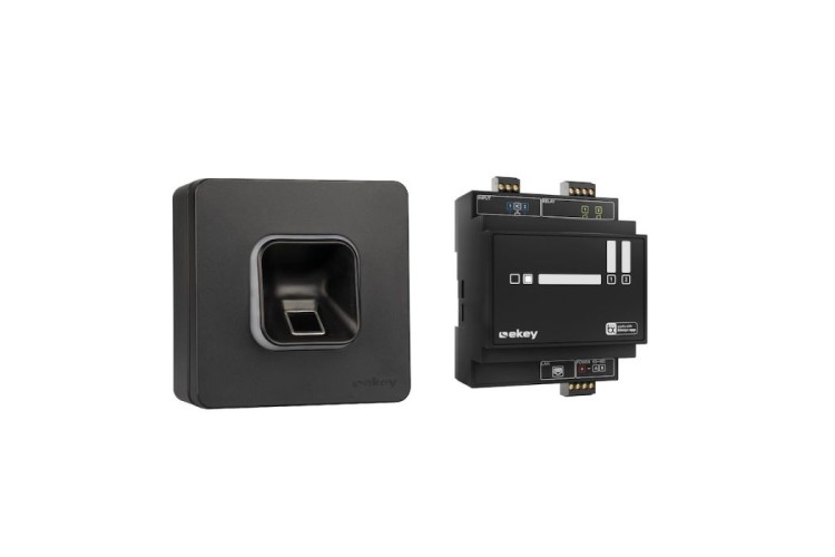 ekey xLine Fingerprintset für Aufputzmontage Schwarz