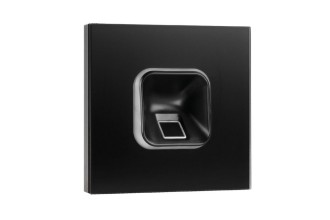 ekey xLine Fingerprintset Unterputzmontage, Loxone Montagerahmen 1-fach Anthrazit