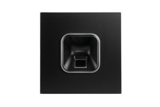 ekey xLine Fingerprintset Unterputzmontage, Loxone Montagerahmen 1-fach Anthrazit