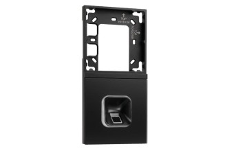 ekey xLine Fingerprintset Unterputzmontage, Loxone Montagerahmen 2-fach Anthrazit