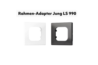 ekey xLine Rahmen-Adapter für Jung LS 990 in Weiß