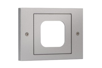 Gira xLine Rahmen TX_44 für xLine Fingerprint, 1-fach Kunststoff Aluminiumgrau