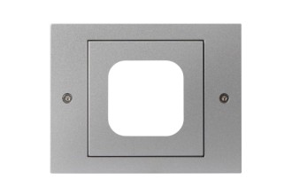 Gira xLine Rahmen TX_44 für xLine Fingerprint, 1-fach Kunststoff Aluminiumgrau