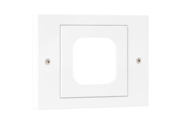 Gira xLine Rahmen TX_44 für xLine Fingerprint, 1-fach aus Kunststoff in Reinweiß